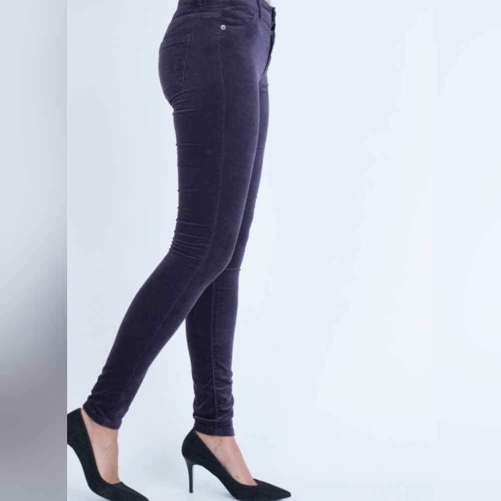MARC CAIN* German brand premium velvety skinny stretch jeans pants button front